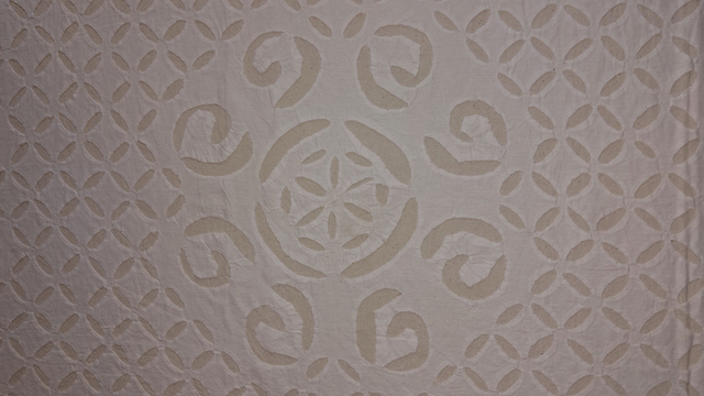 Couvre-lit double - Cutwork - Elégant en broderie ajourée  - Confectionné à la main – Artisanat raffiné pour une chambre chaleureuse 